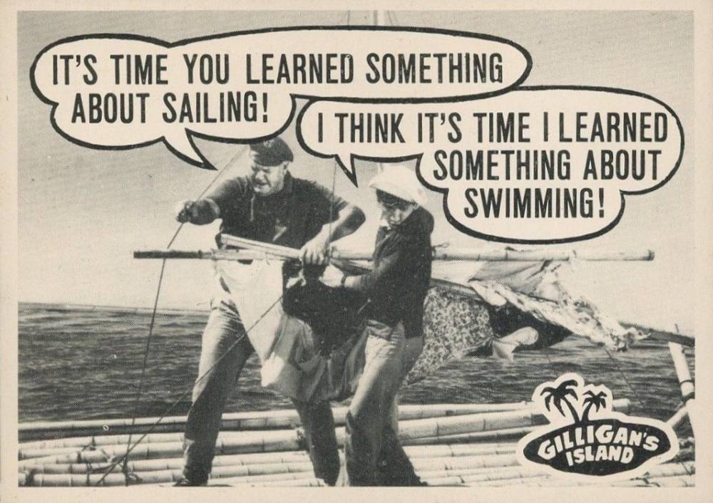 1965 Gilligan's Island It's time you learned something about sailing #49 Non-Sports Card