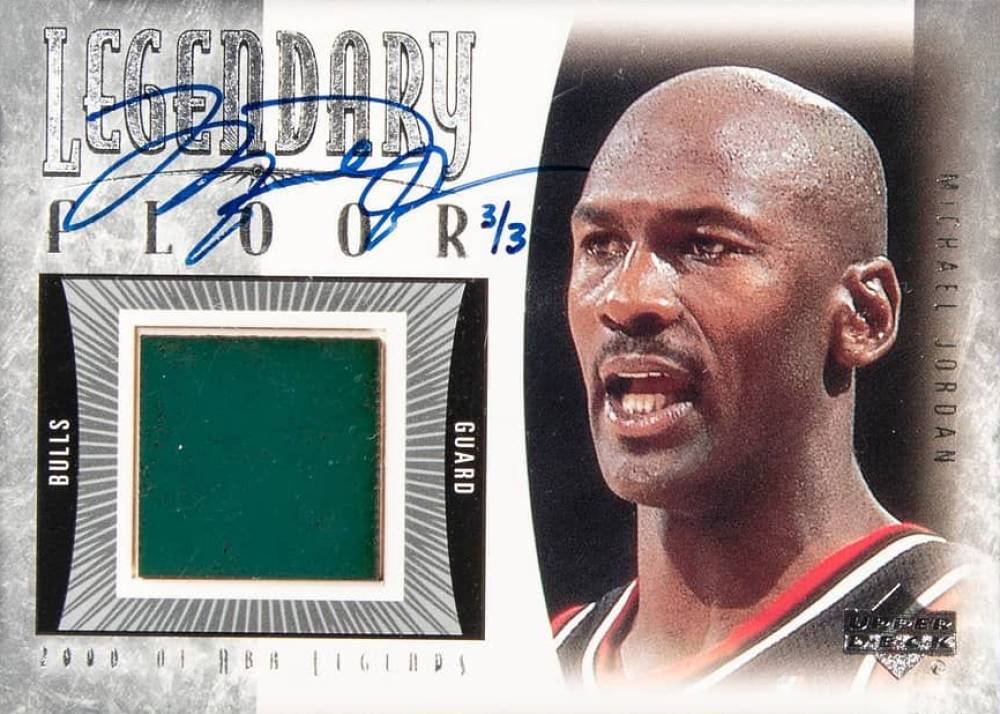 2001 Upper Deck Legends Legendary Floor Michael Jordan #MJ-AF Basketball Card
