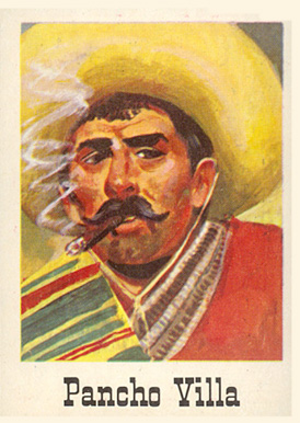 1966 Leaf Good Guys and Bad Guys Pancho Villa #13 Non-Sports Card
