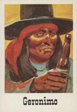 1966 Leaf Good Guys and Bad Guys Geronimo #46 Non-Sports Card