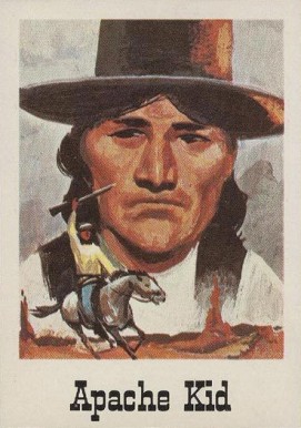 1966 Leaf Good Guys and Bad Guys Apache Kid #68 Non-Sports Card