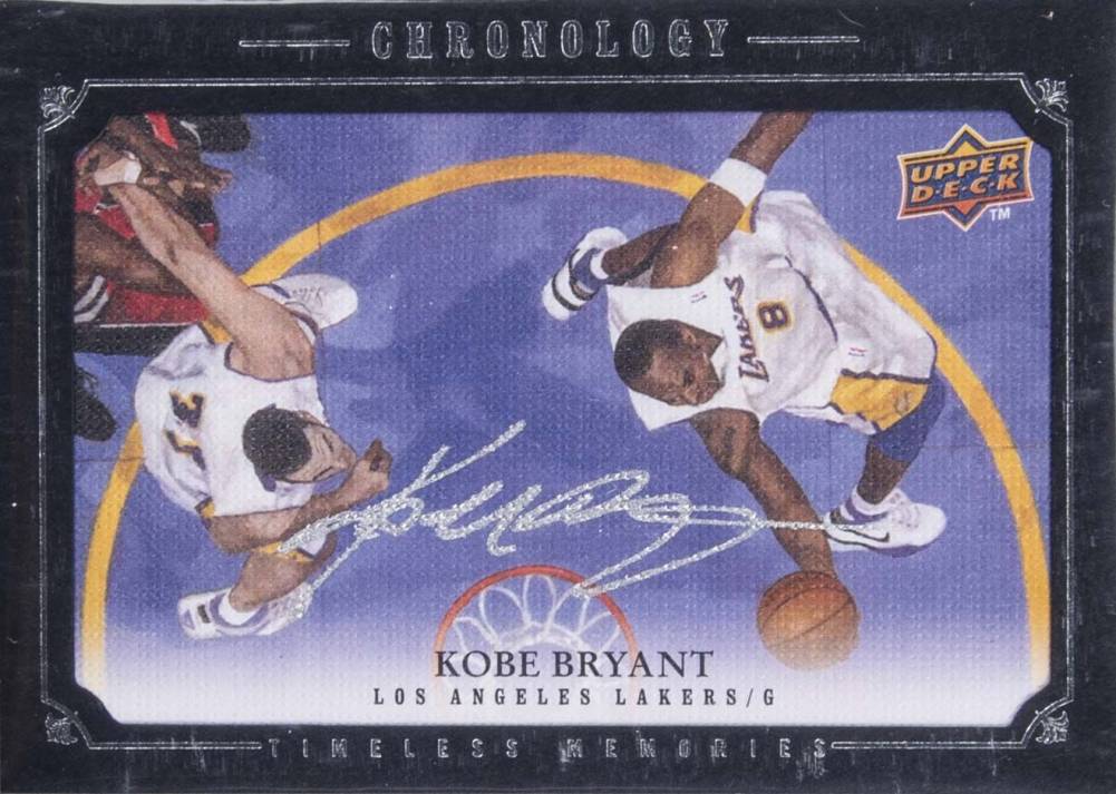 2007 Upper Deck Chronology Kobe Bryant #132 Basketball Card