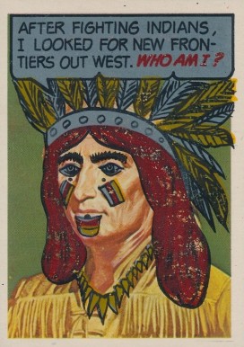 1967 Topps Who Am I? Daniel Boone #36 Non-Sports Card
