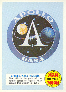 1969 Man on the Moon Apollo/NASA Insignia #2A Non-Sports Card