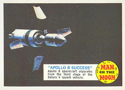 1969 Man on the Moon Apollo 8 Success #7A Non-Sports Card