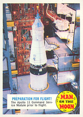 1969 Man on the Moon Preparation For Flight! #14A Non-Sports Card