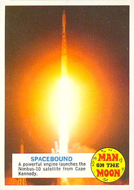 1969 Man on the Moon Spacebound #17A Non-Sports Card