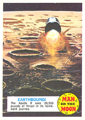 1969 Man on the Moon Earthbound! #20A Non-Sports Card