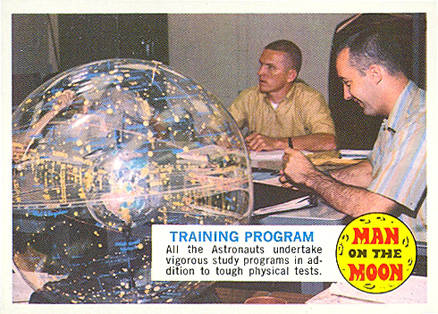 1969 Man on the Moon Training Program #24A Non-Sports Card
