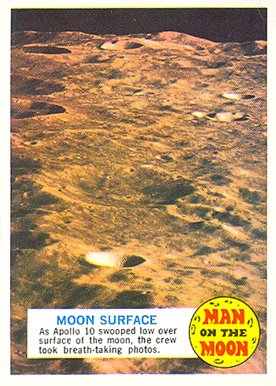 1969 Man on the Moon Moon Surface #30A Non-Sports Card