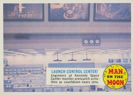 1969 Man on the Moon Launch Control Center! #35A Non-Sports Card