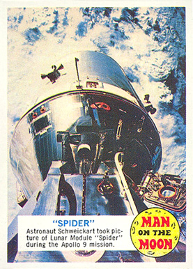 1969 Man on the Moon "Spider" #37B Non-Sports Card