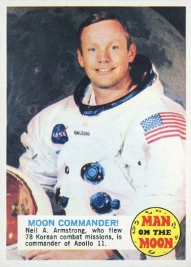 1969 Man on the Moon Moon Commander! #54B Non-Sports Card