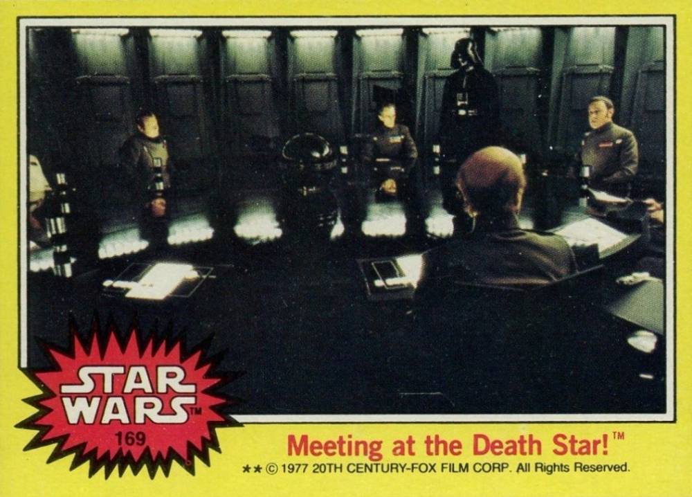 1977 Star Wars Meeting at the Death Star! #169 Non-Sports Card