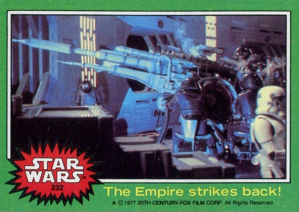1977 Star Wars The Empire strikes back! #232 Non-Sports Card