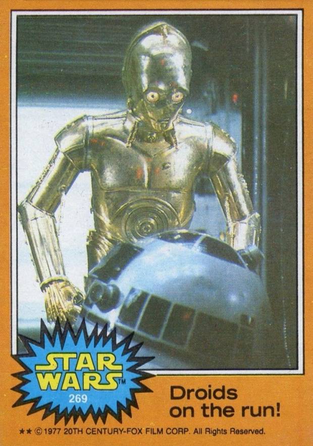 1977 Star Wars Droids on the run! #269 Non-Sports Card