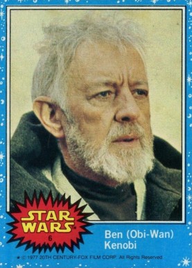 1977 Star Wars Ben (Obi-Wan) Kenobi #6 Non-Sports Card