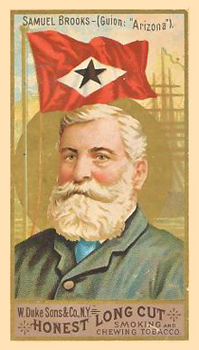 1887 Duke's Sea Captains Samuel Brooks # Non-Sports Card