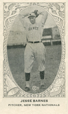 1922 Strip Card Jess Barnes # Baseball Card