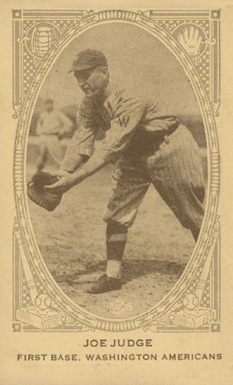 1922 Strip Card Joe Judge # Baseball Card