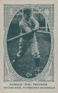 1922 Strip Card Harlod (Pie) Traynor # Baseball Card