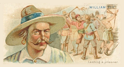 1888 Allen & Ginter Pirates of the Spanish Main William Fly #3 Non-Sports Card
