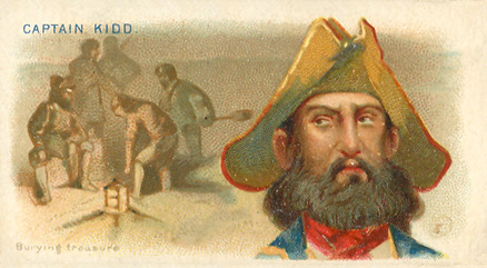 1888 Allen & Ginter Pirates of the Spanish Main Captain Kidd #9 Non-Sports Card