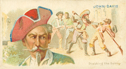 1888 Allen & Ginter Pirates of the Spanish Main John Davis #16 Non-Sports Card