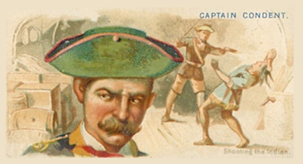 1888 Allen & Ginter Pirates of the Spanish Main Captain Condent #20 Non-Sports Card