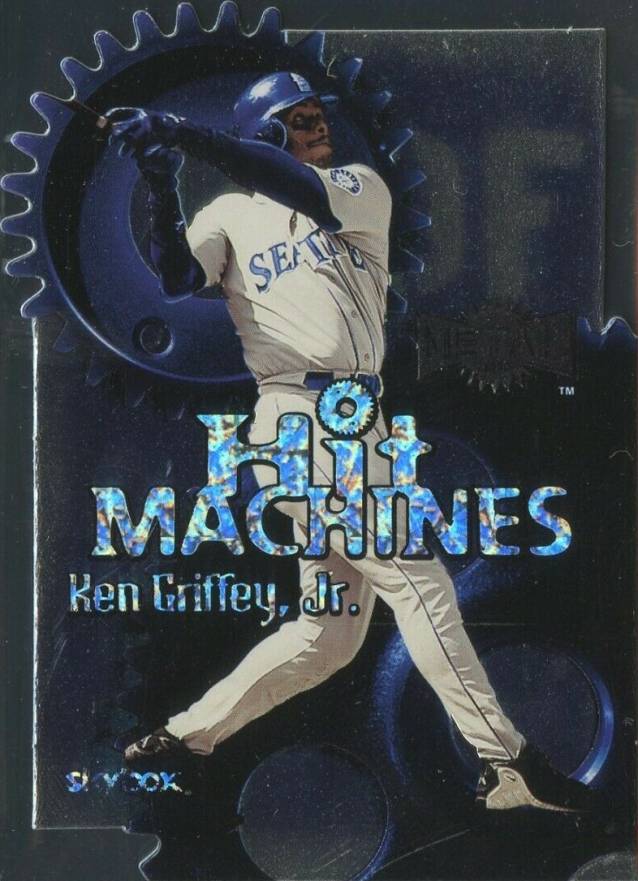 2000 Metal Hit Machines Ken Griffey Jr. #1 Baseball Card