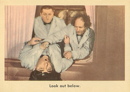 1959 The 3 Stooges Look Out Below #24 Non-Sports Card