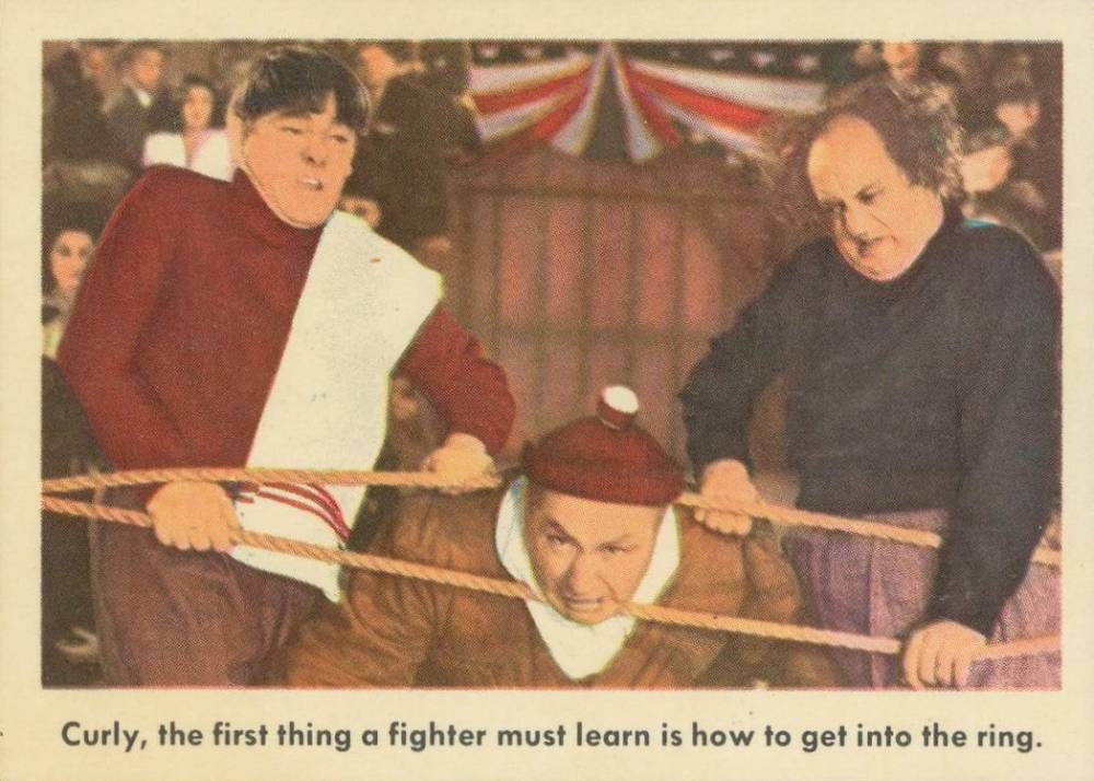 1959 The 3 Stooges Curly The First Thing A Fighter... #63n Non-Sports Card