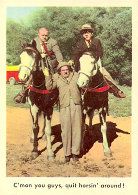1959 The 3 Stooges C'Mon You Guys, Quit Horsin' Around! #70 Non-Sports Card