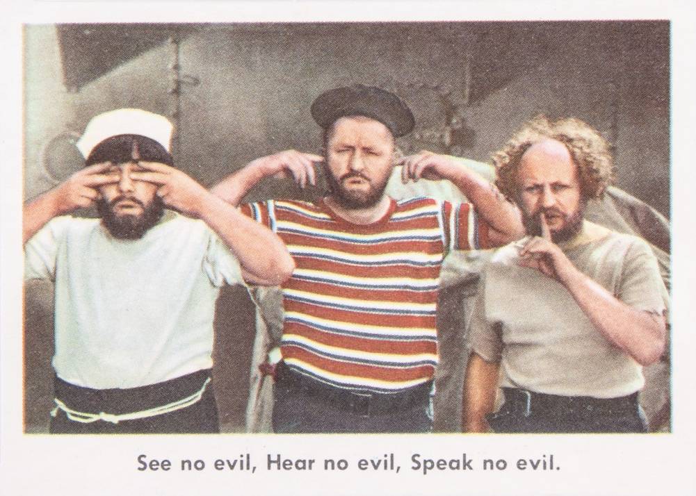1959 The 3 Stooges See No Evil #17 Non-Sports Card