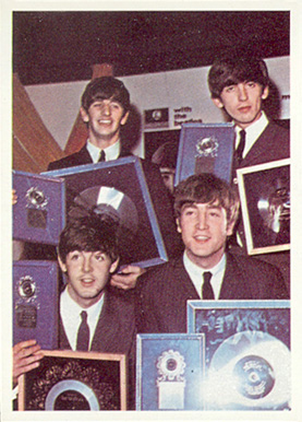 1964 Beatles Color Beatles awards #6 Non-Sports Card Value Price Guide