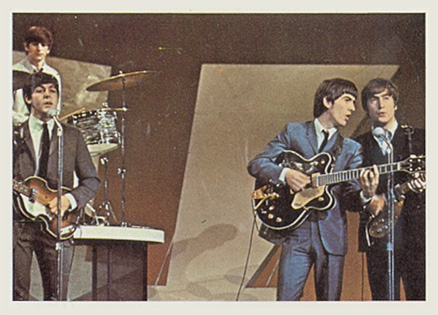 1964 Beatles Color Beatles performing #55 Non-Sports Card