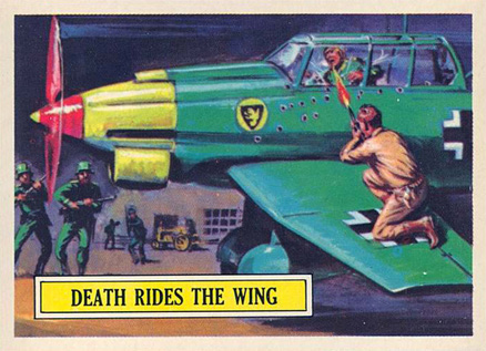 1965 Topps Battle Death rides the wing #11 Non-Sports Card