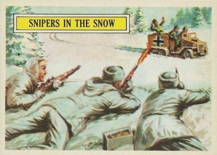 1965 Topps Battle Snipers in the snow #20 Non-Sports Card
