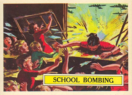 1965 Topps Battle School bombing #38 Non-Sports Card