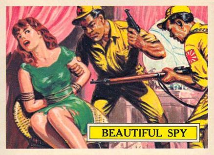 1965 Topps Battle Beautiful spy #53 Non-Sports Card
