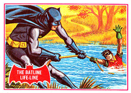 1966 Batman A Series The Batline Life-Line #7A Non-Sports Card