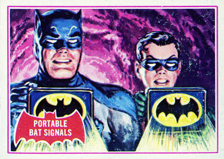 1966 Batman A Series Portable Bat Signals #16A Non-Sports Card