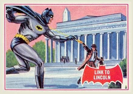 1966 Batman A Series Link to Lincoln #17A Non-Sports Card