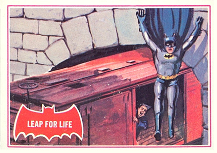 1966 Batman A Series Leap for Life #19A Non-Sports Card