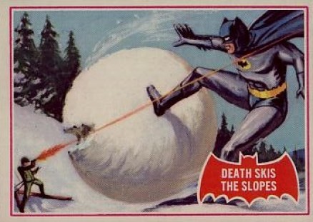 1966 Batman A Series Death Skis the Slopes #22A Non-Sports Card
