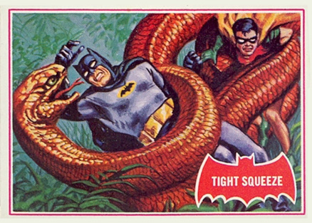 1966 Batman A Series Tight Squeeze #24A Non-Sports Card