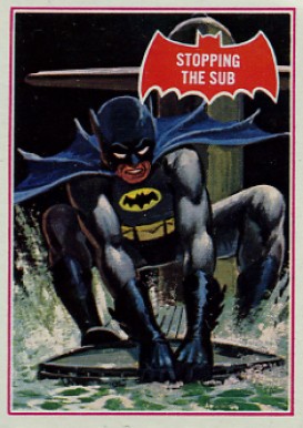 1966 Batman A Series Stopping the Sub #39A Non-Sports Card