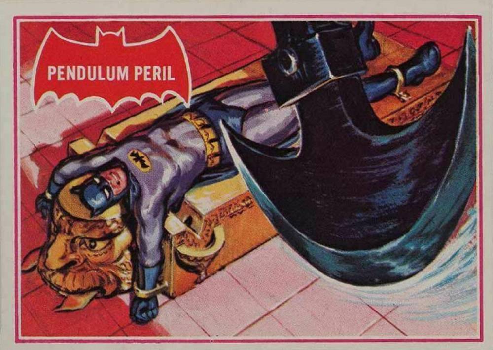 1966 Batman A Series Pendulum Peril #5A Non-Sports Card