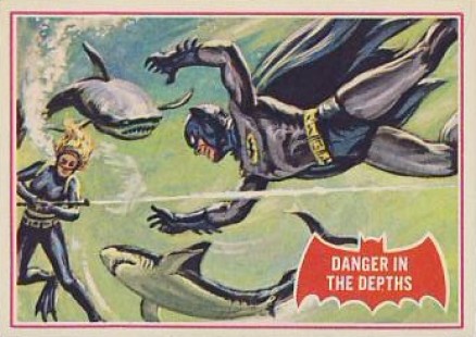 1966 Batman A Series Danger in the Depths #14A Non-Sports Card