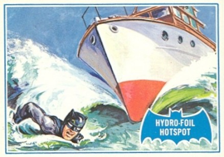 1966 Batman B Series Puzzle Back Hydro-Foil Hotspot #3B Non-Sports Card